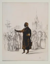 Silhouette of Father Mathew
